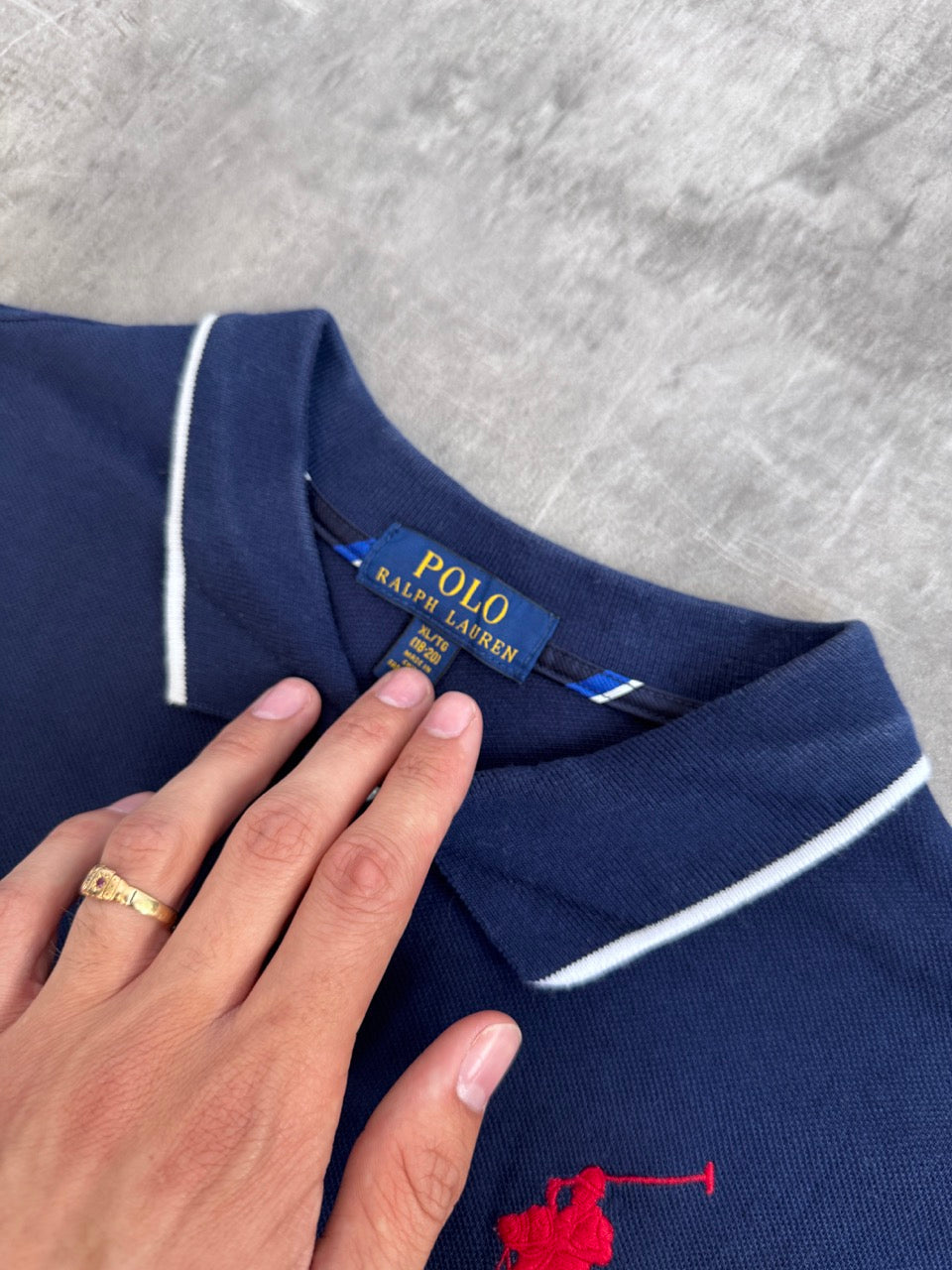 Polo Ralph Lauren USA Asymmetrical Polo Shirt