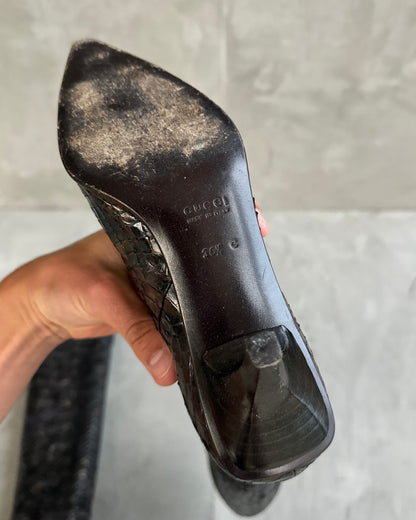 Gucci by Tom Ford 1997 Python Leather Boots - EU 36.5