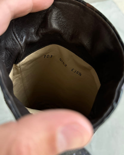 Gucci by Tom Ford 1997 Python Leather Boots - EU 36.5