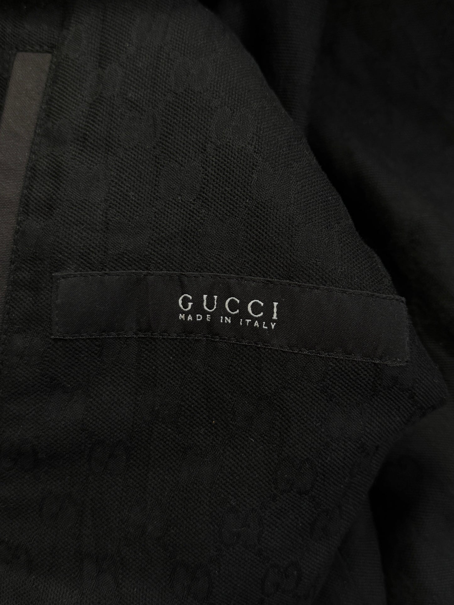 Gucci 4 Pocket Brown Waxed Cafe Racer Jacket