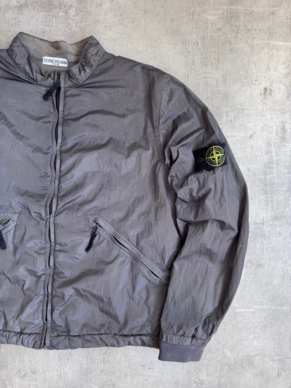 A/W 2007 Stone Island Grey Crinkle Jacket