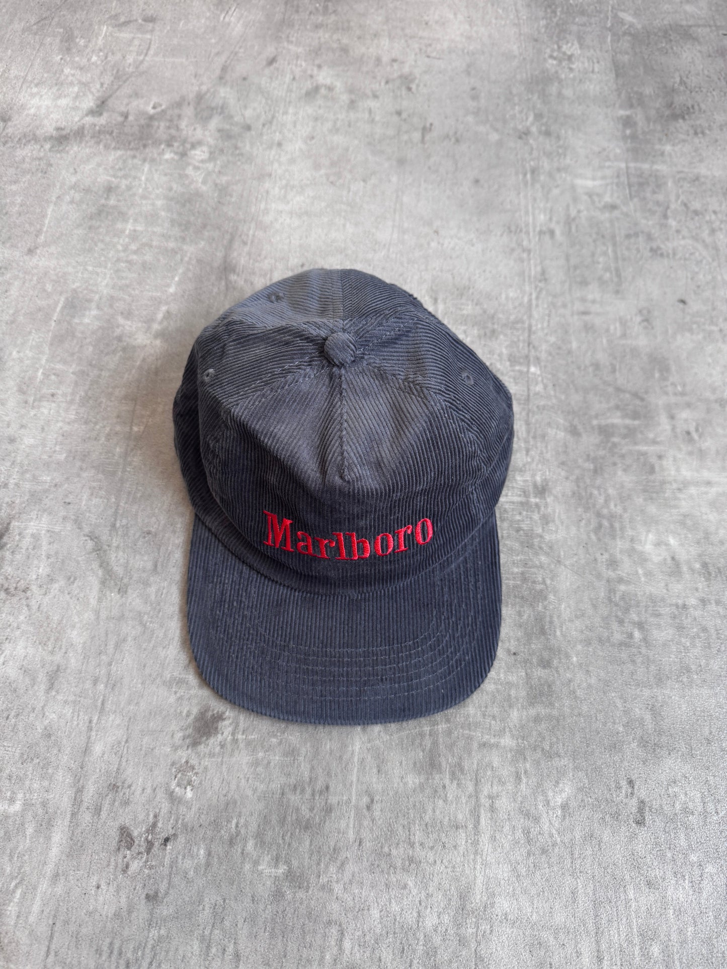 Deadstock Grey Marlboro Cord Cap