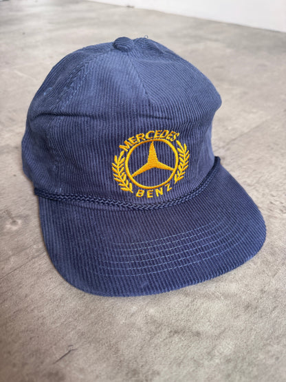 Deadstock Mercedes Benz Navy Cord Cap