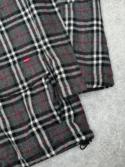 Stussy Multi Pockets Plaid Pattern Jacket