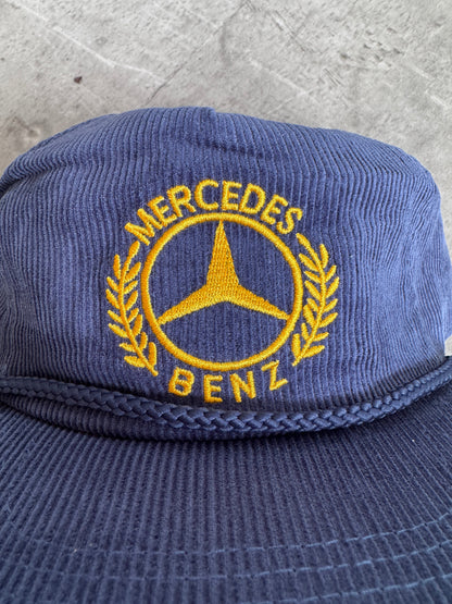 Deadstock Mercedes Benz Navy Cord Cap