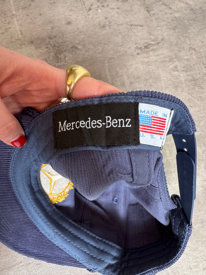Deadstock Mercedes Benz Navy Cord Cap