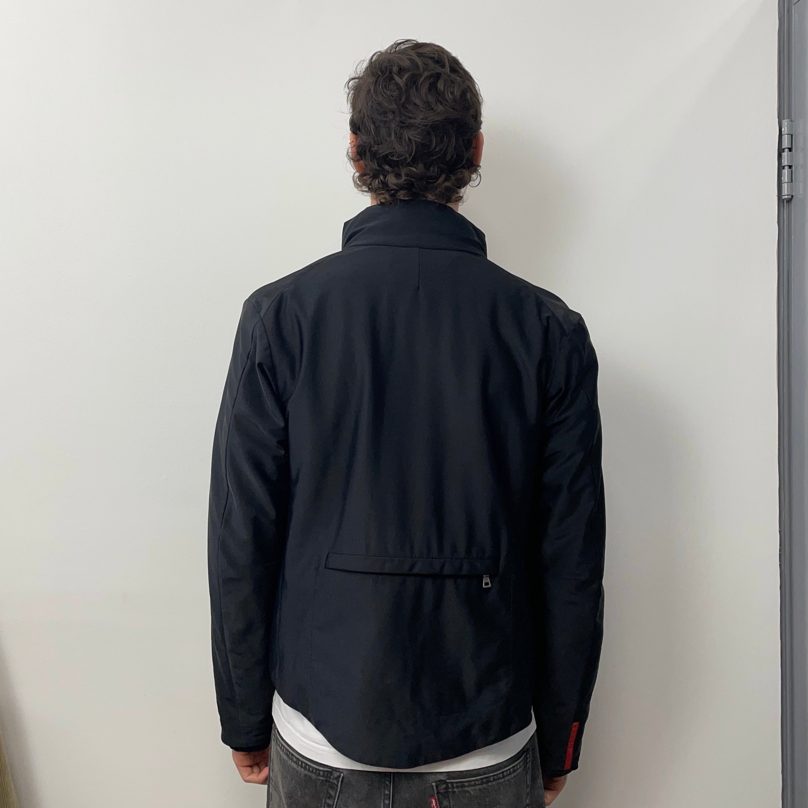 ジャケット・アウター 00s PRADA tailored jacket dark navy Known Source