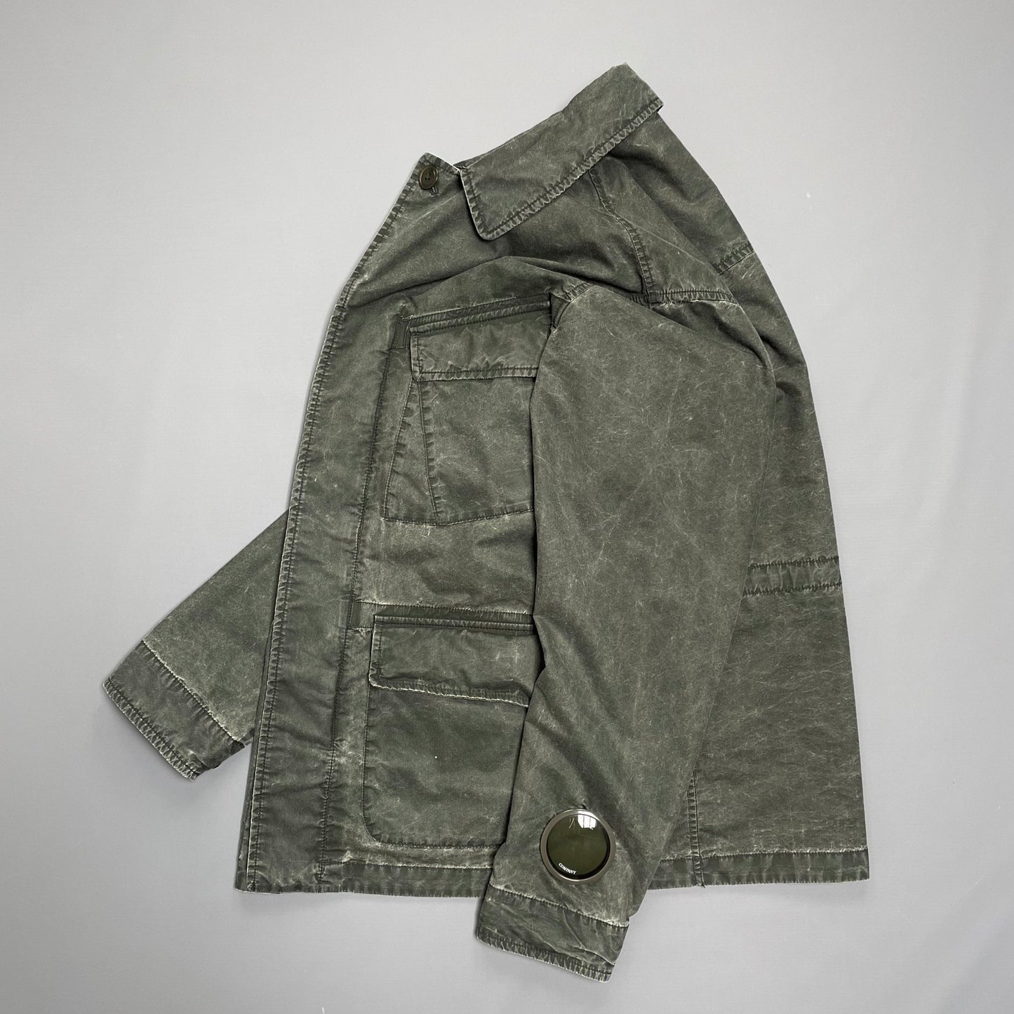 C.P. Company 50 Fili La Mille Watchviewer Jacket | Medium, Green