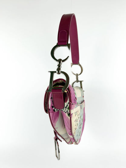 RARE Archive Christian Dior ‘Dior Filth’ Saddle Bag (2003) | O/S, Pink