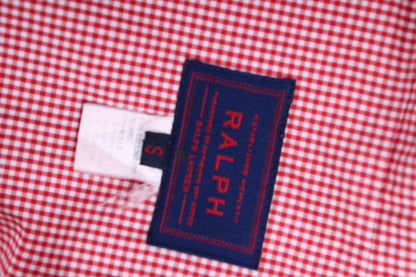 Ralph Gingham Trench Overcoat Red/White S | Default Title, Red