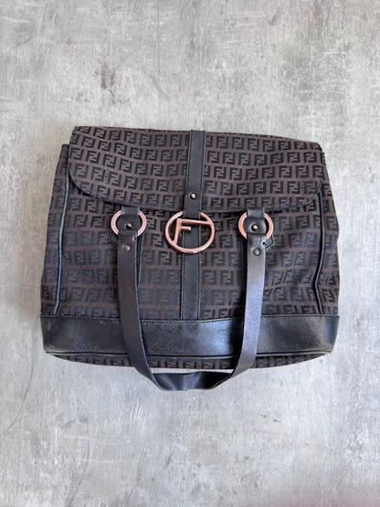 Fendi Zucchino Mamma Baguette Bag