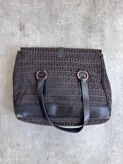 Fendi Zucchino Mamma Baguette Bag