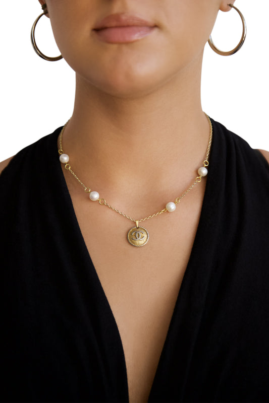 VT Rework : Chanel Reworked Cultured Pearl Necklace