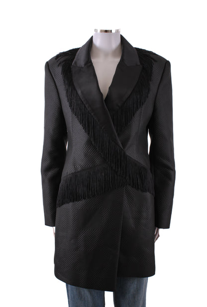 Rotate Birger Christensen Shannon Tassle Blazer Mini Dress Black 10 | Default Title, Black