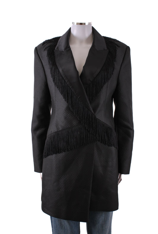 Rotate Birger Christensen Shannon Tassle Blazer Mini Dress Black 10 | Default Title, Black