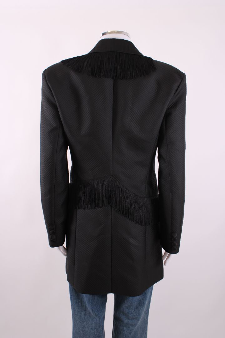 Rotate Birger Christensen Shannon Tassle Blazer Mini Dress Black 10 | Default Title, Black