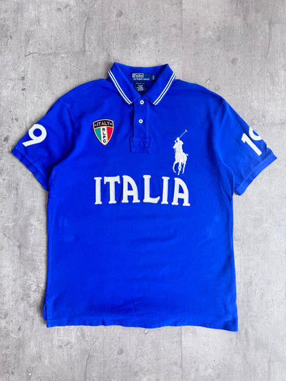 Polo Ralph Lauren 'Italia 19' Blue Polo Shirt