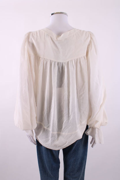 The Kooples Lace Blouse Off-White M | Default Title, White