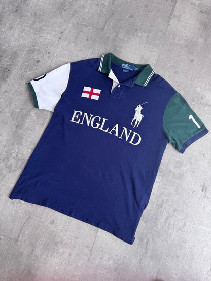 00s Polo Ralph Lauren Two Tone England Shirt