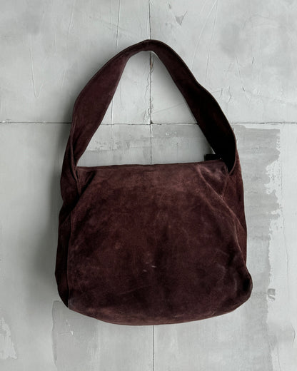 Prada Suede Leather Hobo Bag | O/S, Brown