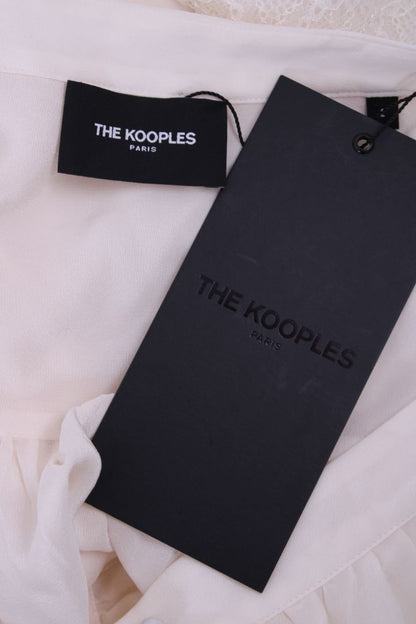 The Kooples Lace Blouse Off-White M | Default Title, White