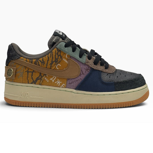 NIKE X TRAVIS SCOTT CACTUS JACK AIR FORCE 1 LOW TOP SNEAKER MULTI UK5.5 | UK 5.5, Multi