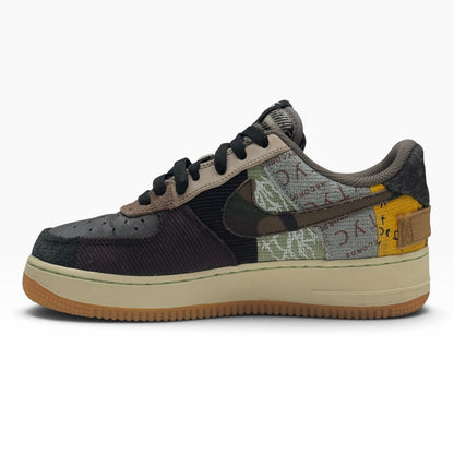 NIKE X TRAVIS SCOTT CACTUS JACK AIR FORCE 1 LOW TOP SNEAKER MULTI UK5.5 | UK 5.5, Multi
