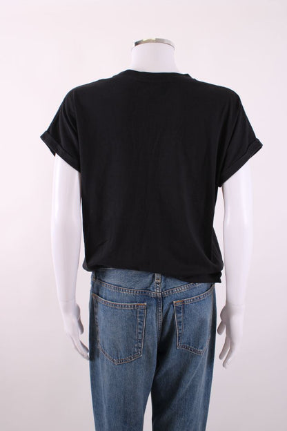Balmain T-shirt logo Black /white writing M | Default Title, Black