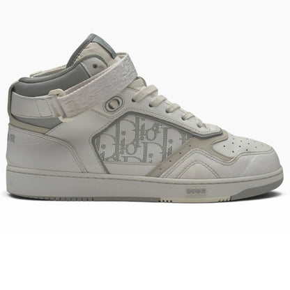 DIOR B27 HIGH TOP LEATHER SNEAKER WHITE / GREY 41 / UK7 | UK 7, Grey