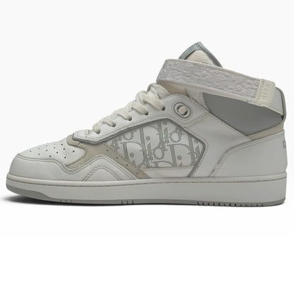 DIOR B27 HIGH TOP LEATHER SNEAKER WHITE / GREY 41 / UK7 | UK 7, Grey
