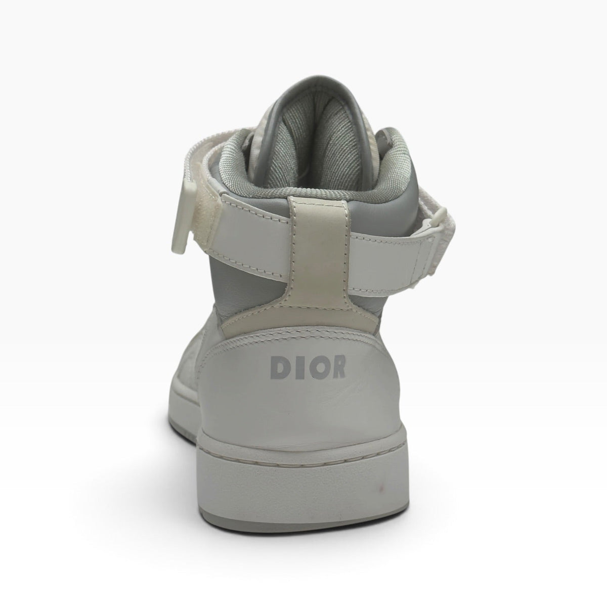 DIOR B27 HIGH TOP LEATHER SNEAKER WHITE / GREY 41 / UK7 | UK 7, Grey