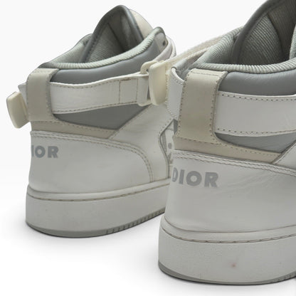 DIOR B27 HIGH TOP LEATHER SNEAKER WHITE / GREY 41 / UK7 | UK 7, Grey