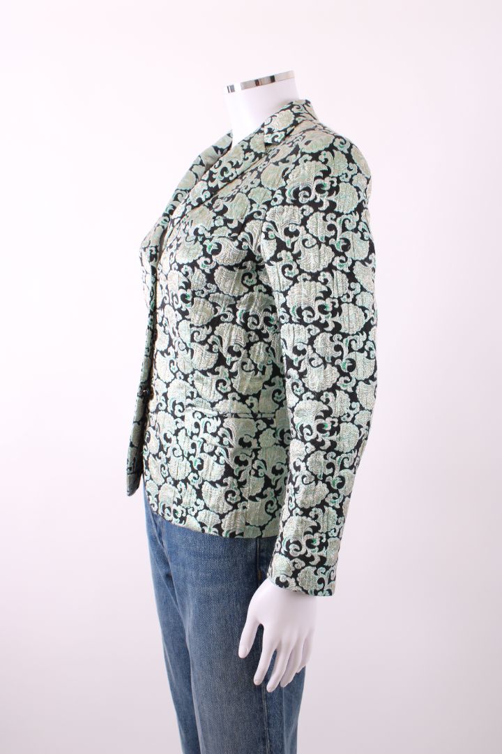 Dries Van Noten Blazer Green/ Black 8 | Default Title, Multicoloured