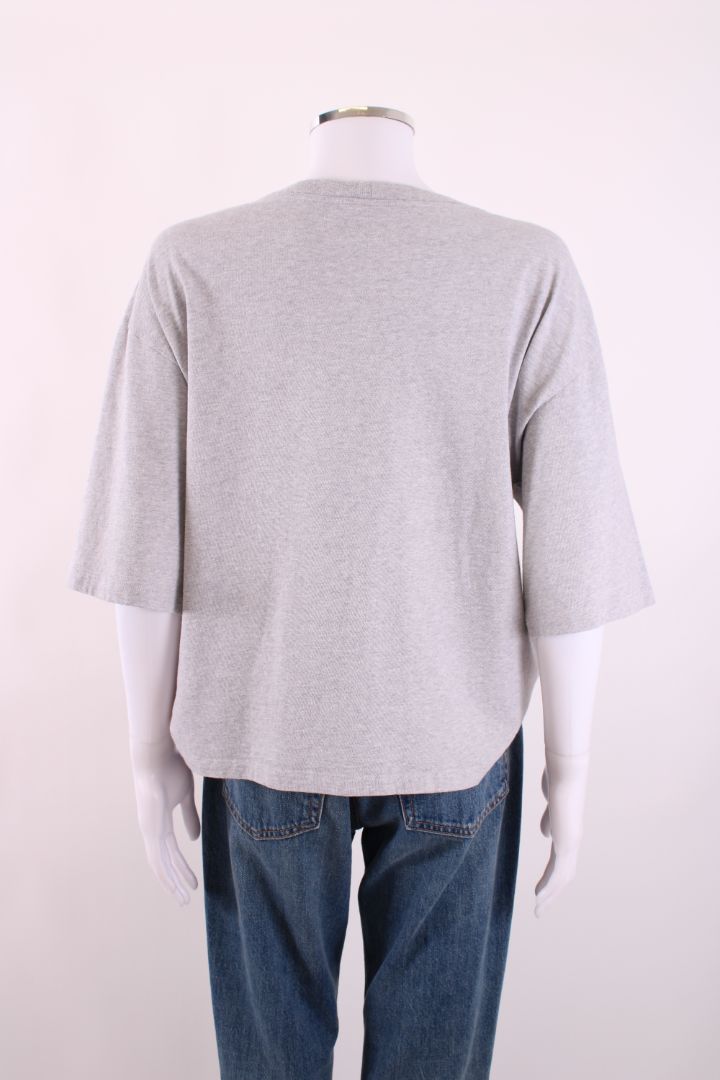 Celine Logo T-shirt Grey/ Burgundy L | Default Title, Burgundy