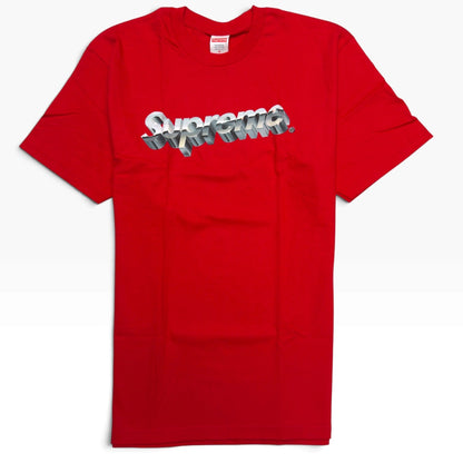 SUPREME CHROME LOGO T-SHIRT RED M | Medium, Red