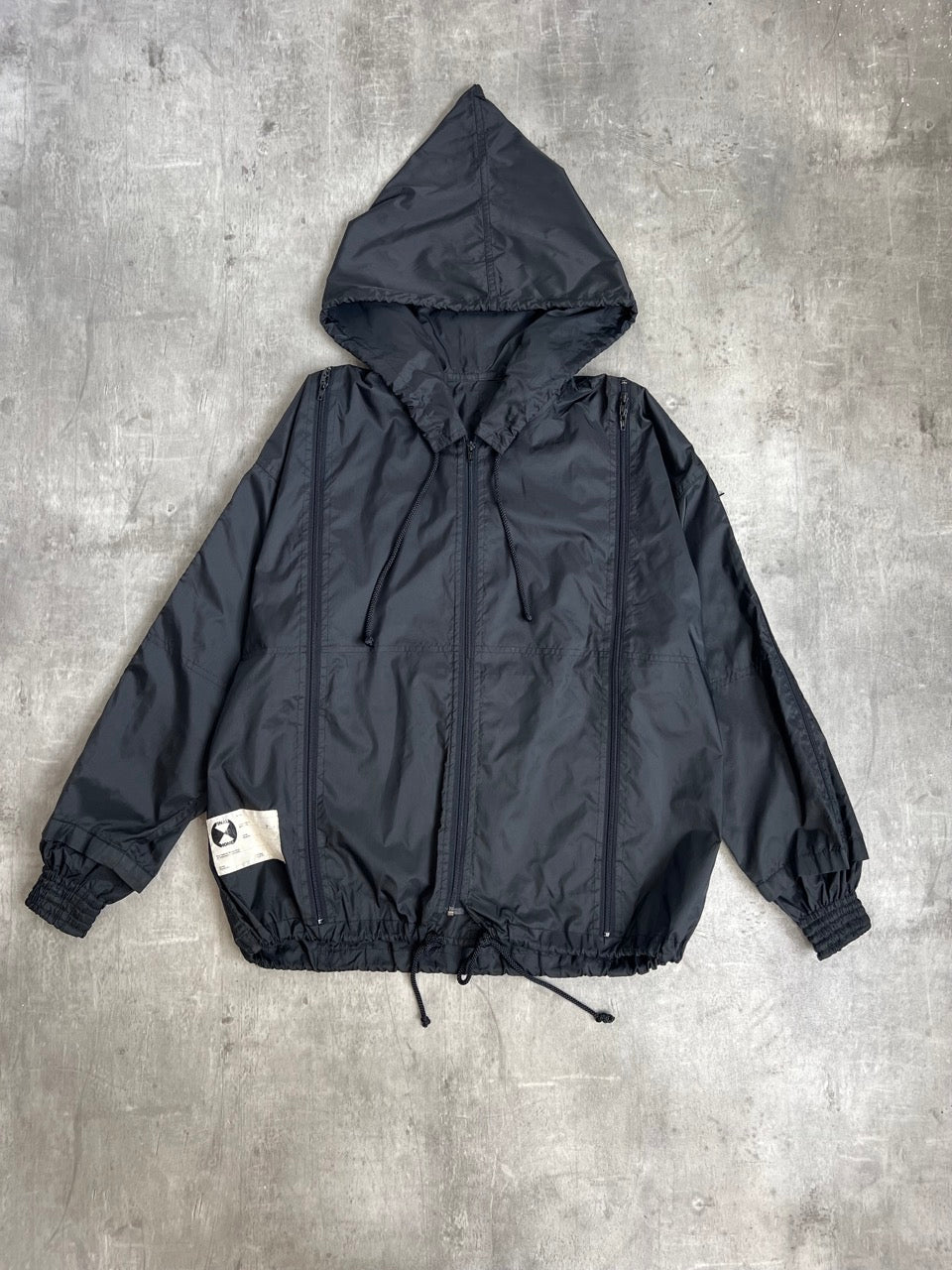 Issey Miyake Final Home Multi Zip Lightweight Hooded Jacket