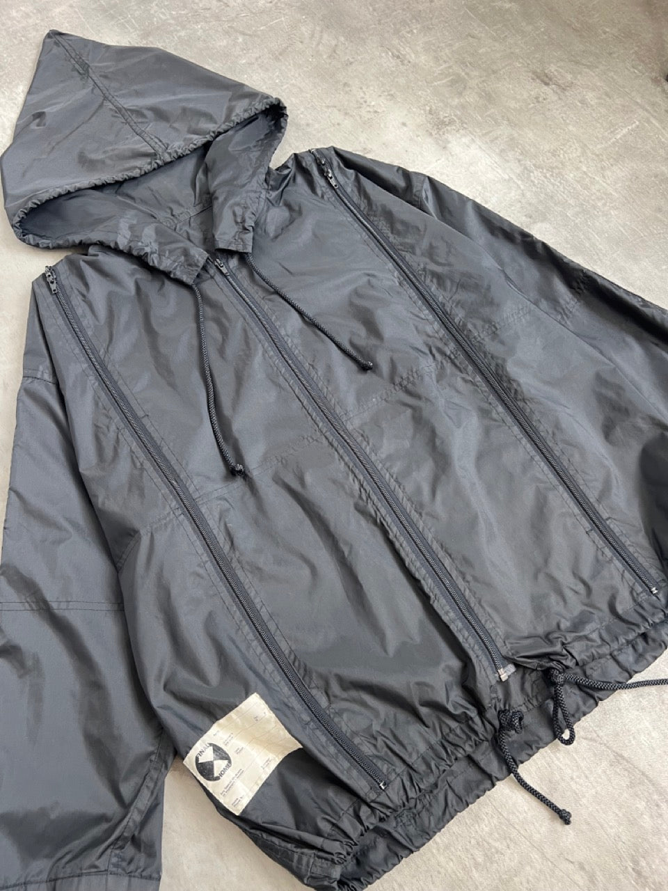 Issey Miyake Final Home Multi Zip Lightweight Hooded Jacket