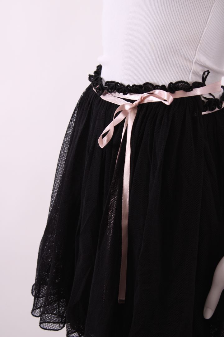 Reimagined by Pinko Mini Wrap Tulle Ruffle Skirt Black S | Default Title, Multicoloured