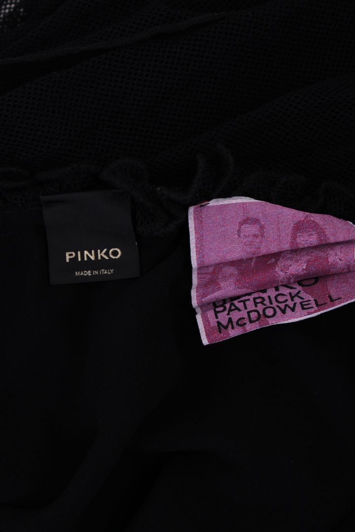 Reimagined by Pinko Mini Wrap Tulle Ruffle Skirt Black S | Default Title, Multicoloured