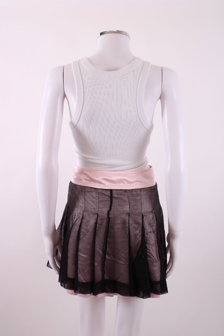 Pinko Mesh Skirt Pink/ Black 8 | Default Title, Multicoloured