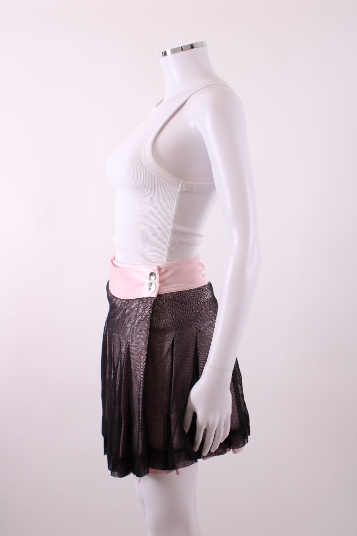 Pinko Mesh Skirt Pink/ Black 8 | Default Title, Multicoloured