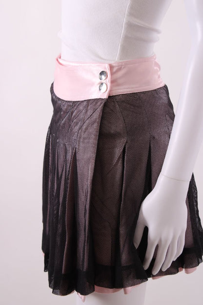 Pinko Mesh Skirt Pink/ Black 8 | Default Title, Multicoloured