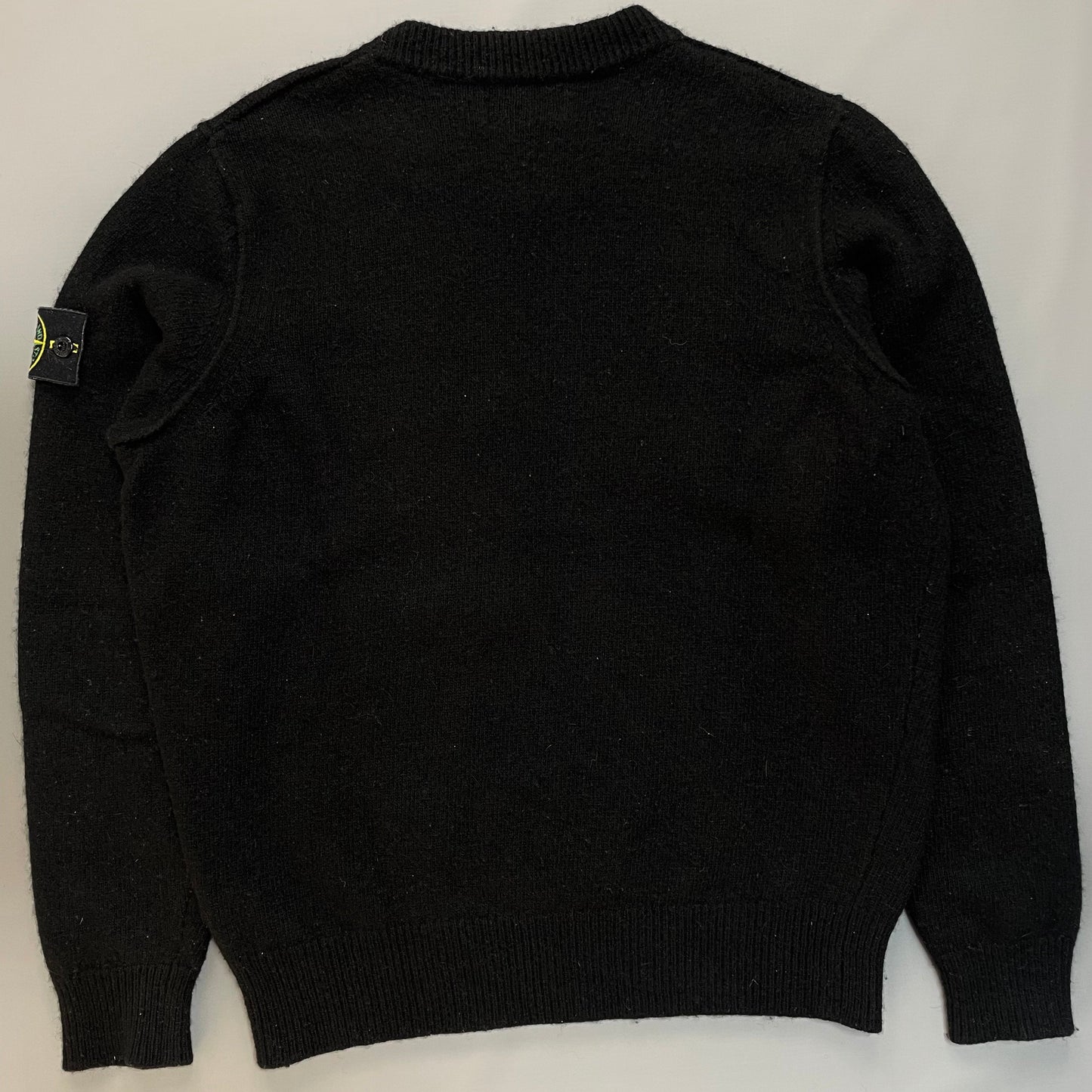 Stone Island Black Knit Jumper | Medium, Black