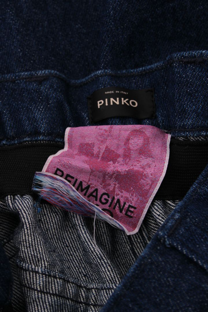 Reimagined by Pinko Diamante Tassle Jeans Indigo Denim S | Default Title, Pink