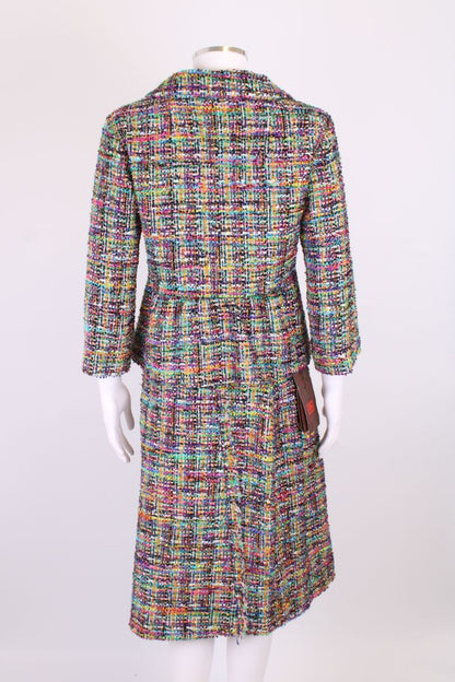Etro Boucle Skirt Suit Multi Coloured 14 | Large, Red