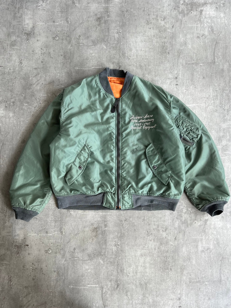 Avirex Reversible Spellout MA-1 Bomber Jacket