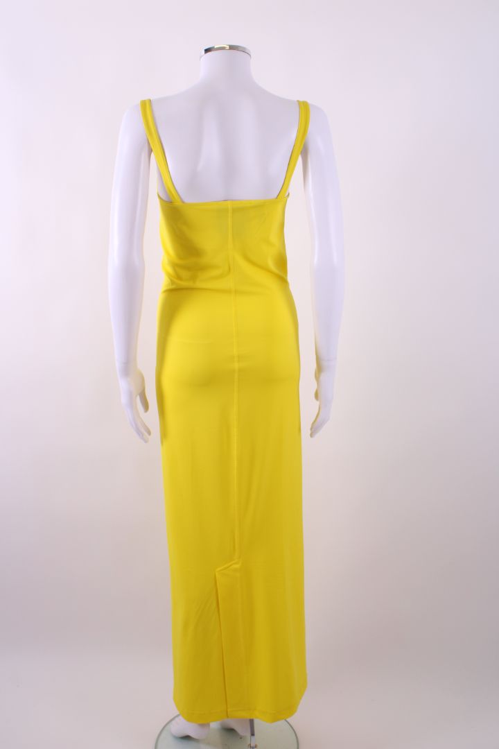 Reimagined by Pinko Slinky/Lycra Maxi Dress Yellow M | Default Title, Pink