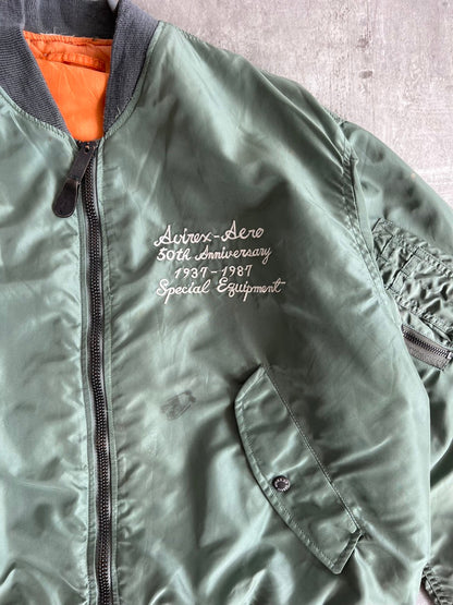 Avirex Reversible Spellout MA-1 Bomber Jacket