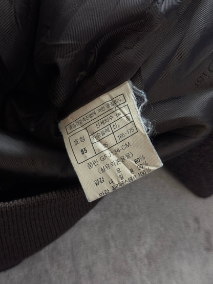 Christian Dior Brown Wool Embroidered Harington Jacket