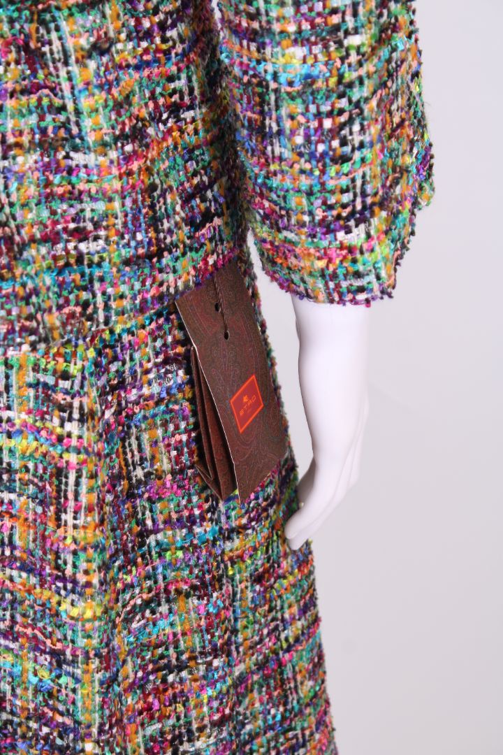 Etro Boucle Skirt Suit Multi Coloured 14 | Large, Red